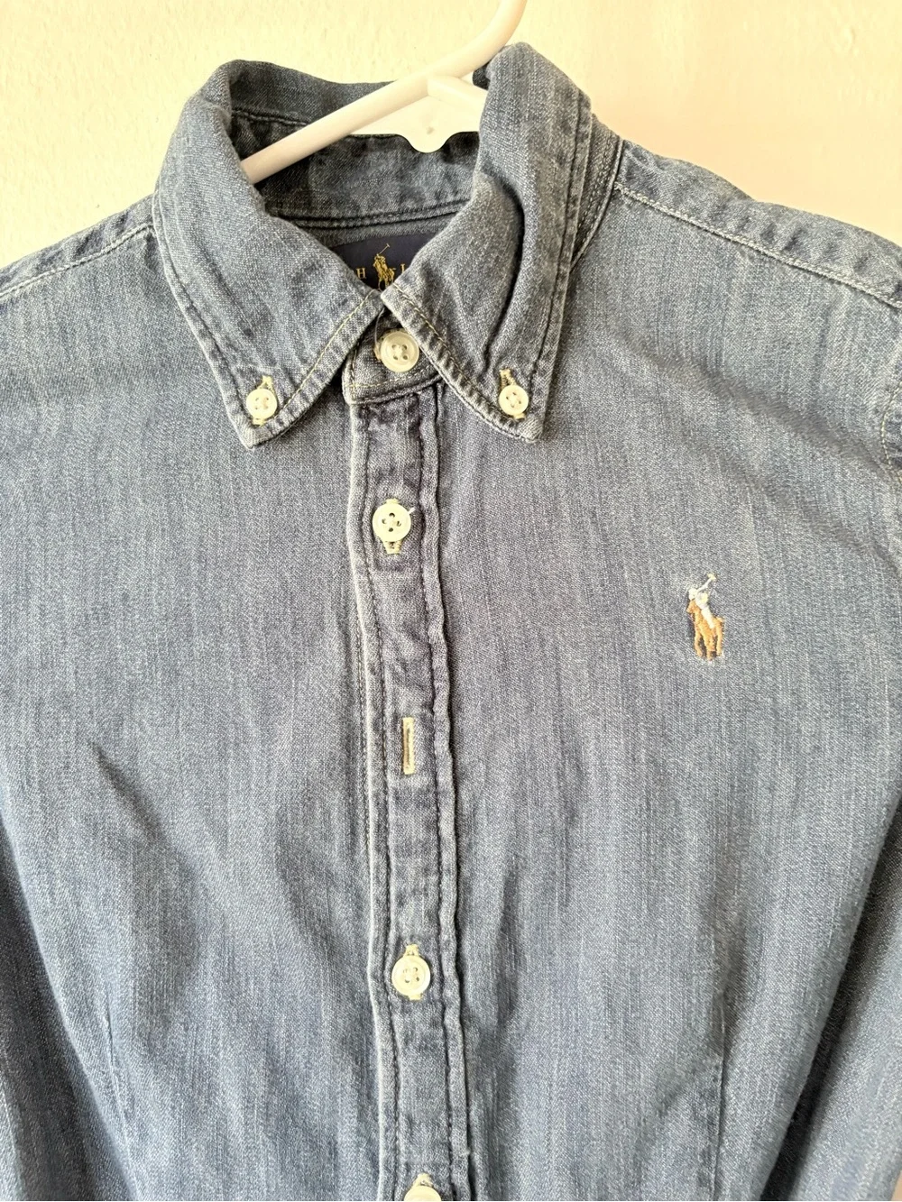 Polo Ralph Lauren Denim Polo Ralph Lauren Denim Belted Shirt Dress Girls Size 10